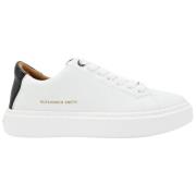 Alexander Smith London White Black Sneakers White, Herr