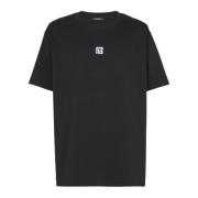 Balmain PB broderad T-shirt Black, Herr