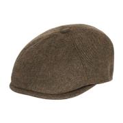 Barbour Bakerboy Hatt med Emblem Green, Unisex