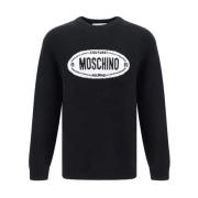 Moschino Svart Sweater Kollektion Black, Herr