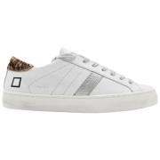 D.a.t.e. Vit-Leopard Sneakers för Kvinnor White, Dam