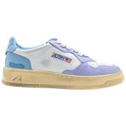 Autry Vintage Låga Sneakers Vit/Lavendel/Azure Multicolor, Dam