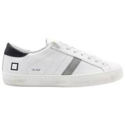 D.a.t.e. Vit-Blå Låga Sneakers för Män White, Herr