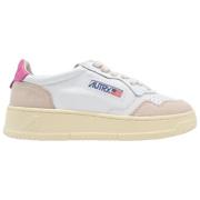 Autry Låg Topp Läder Sneakers Vit Bubbla White, Dam