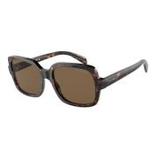 Emporio Armani Stiliga solglasögonssamling Brown, Unisex