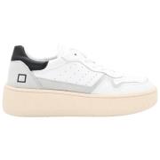 D.a.t.e. Modernt Svart och Vitt Sneakers White, Dam