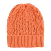 American Dreams Bomull Beanie Bränd Orange Tillverkad i Italien Orange...