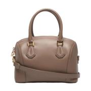 Bally Läder Crossbody Väska Brown, Dam