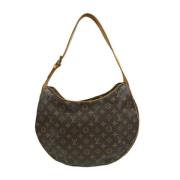 Louis Vuitton Vintage Pre-owned Canvas axelremsvskor Brown, Dam