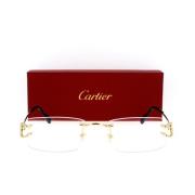 Cartier Modernt Rektangulärt Båge med Ikoniskt C-Detalj Yellow, Unisex