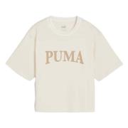 Puma Lag grafisk T-shirt Beige, Dam