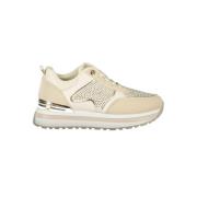 Laura Biagiotti Beige Polyester Sneaker Beige, Dam