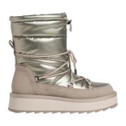 Tamaris Ankelboots med fuskpäls Beige, Dam