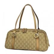 Gucci Vintage Pre-owned Canvas gucci-vskor Brown, Dam