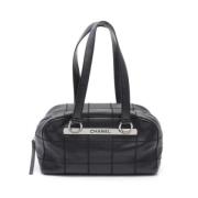 Chanel Vintage Pre-owned Tyg chanel-vskor Black, Dam