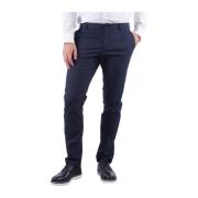 Selected Homme Slim Fit Smart Byxor Marinblå Blue, Herr