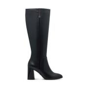 Tamaris Svarta Casual Stängda Högklackade Ankelboots Black, Dam