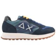 Sun68 Bicolor Sneakers Ottanio/Navy Blu Blue, Herr