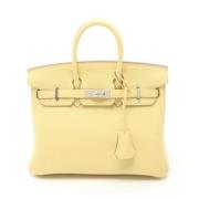 Hermès Vintage Pre-owned Laeder handvskor Yellow, Dam