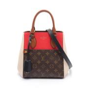 Louis Vuitton Vintage Pre-owned Canvas handvskor Brown, Dam