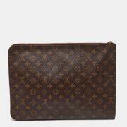 Louis Vuitton Vintage Pre-owned Canvas louis-vuitton-vskor Brown, Dam