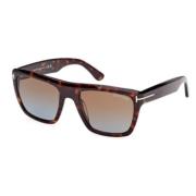 Tom Ford Eleganta solglasögon för modeentusiaster Brown, Unisex