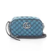 Gucci Vintage Pre-owned Laeder gucci-vskor Blue, Dam