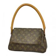 Louis Vuitton Vintage Pre-owned Tyg louis-vuitton-vskor Brown, Dam