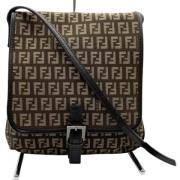 Fendi Vintage Pre-owned Canvas fendi-vskor Brown, Dam