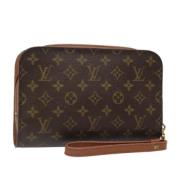 Louis Vuitton Vintage Pre-owned Canvas kuvertvskor Brown, Dam