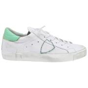 Philippe Model Låg Kvinna Broderi Pop Sneakers White, Dam