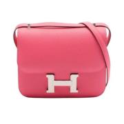 Hermès Vintage Pre-owned Laeder crossbodyvskor Pink, Dam