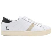 D.a.t.e. Vit Svart Hill Low Calf Sneakers White, Herr