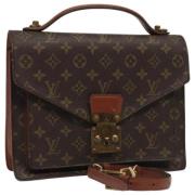 Louis Vuitton Vintage Pre-owned Canvas louis-vuitton-vskor Brown, Dam