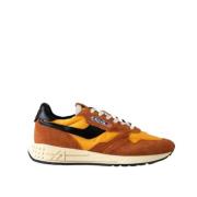 Autry Panel Low-Top Sneakers Brown, Herr