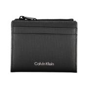 Calvin Klein Elegant lderplnbok med RFID-skydd Black, Herr