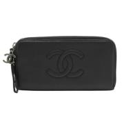 Chanel Vintage Pre-owned Laeder plnbcker Black, Dam