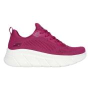 Skechers Bobs Sport B Flex Hi Sneakers Pink, Dam