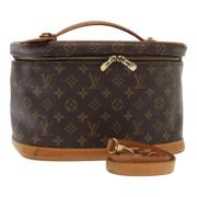 Louis Vuitton Vintage Pre-owned Canvas handvskor Brown, Dam