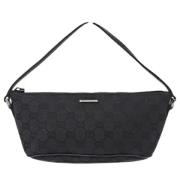 Gucci Vintage Pre-owned Canvas gucci-vskor Black, Dam