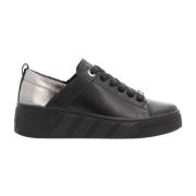 Rieker Vita Stängda Avslappnade Sneakers för Kvinnor Black, Dam