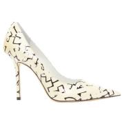 Jimmy Choo Pre-owned Pre-owned Laeder klackskor White, Dam