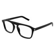 Saint Laurent Snygg Svart Läder Axelväska Black, Unisex