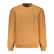 Lee Brun Sweatshirt med Tryck och Långa ärmar Brown, Herr