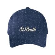 MC2 Saint Barth Basebollkeps med Broderad Logotyp Blue, Dam