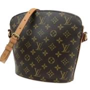 Louis Vuitton Vintage Pre-owned Canvas axelremsvskor Brown, Dam