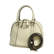 Gucci Vintage Pre-owned Laeder crossbodyvskor White, Dam