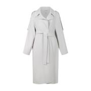 Max Mara Elegant Kappor Kollektion Gray, Dam