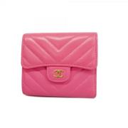 Chanel Vintage Pre-owned Laeder plnbcker Pink, Dam