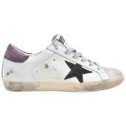 Golden Goose Superstar White Military Green Sneakers White, Dam